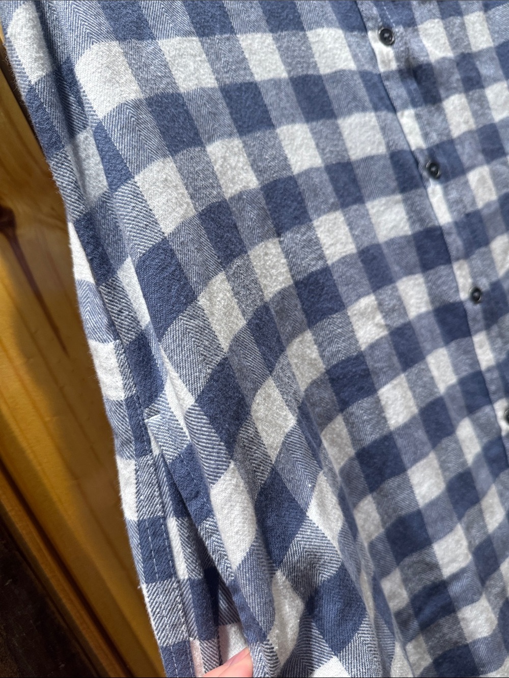 True Craft blue and white check dress XL - Picture 4 of 5